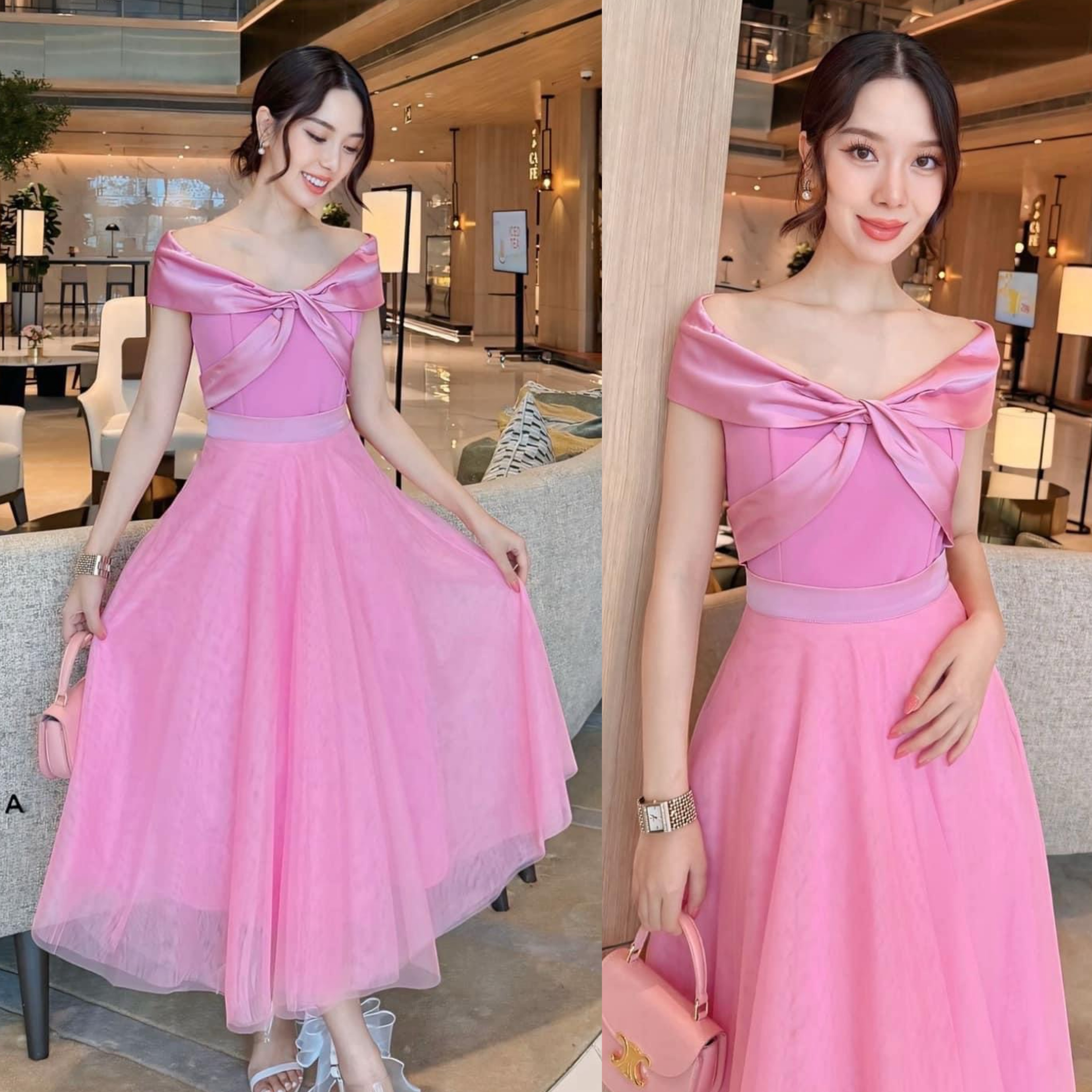 เชตเสื้อดีไซน์ปาดไหบ ช่วงอก ตัดต่อผ้าดีไซน์ไขว้อก เสริมฟองน้ำ ตัวเสื้อใช้ เนื้อผ้าเกรดพรีเมี่ยมทั้งตัว มาพร้อมกับกระโปรง ตาข่ายสุดพอง งานมีซับใน ซิปหลัง ใส่สบาย : สินค้าคุณภาพ (พร้อมส่ง)