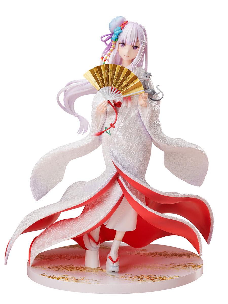 พร้อมส่ง Re:ZERO -Starting Life in Another World- Emilia -Shiromuku- 1/7 Scale Figure