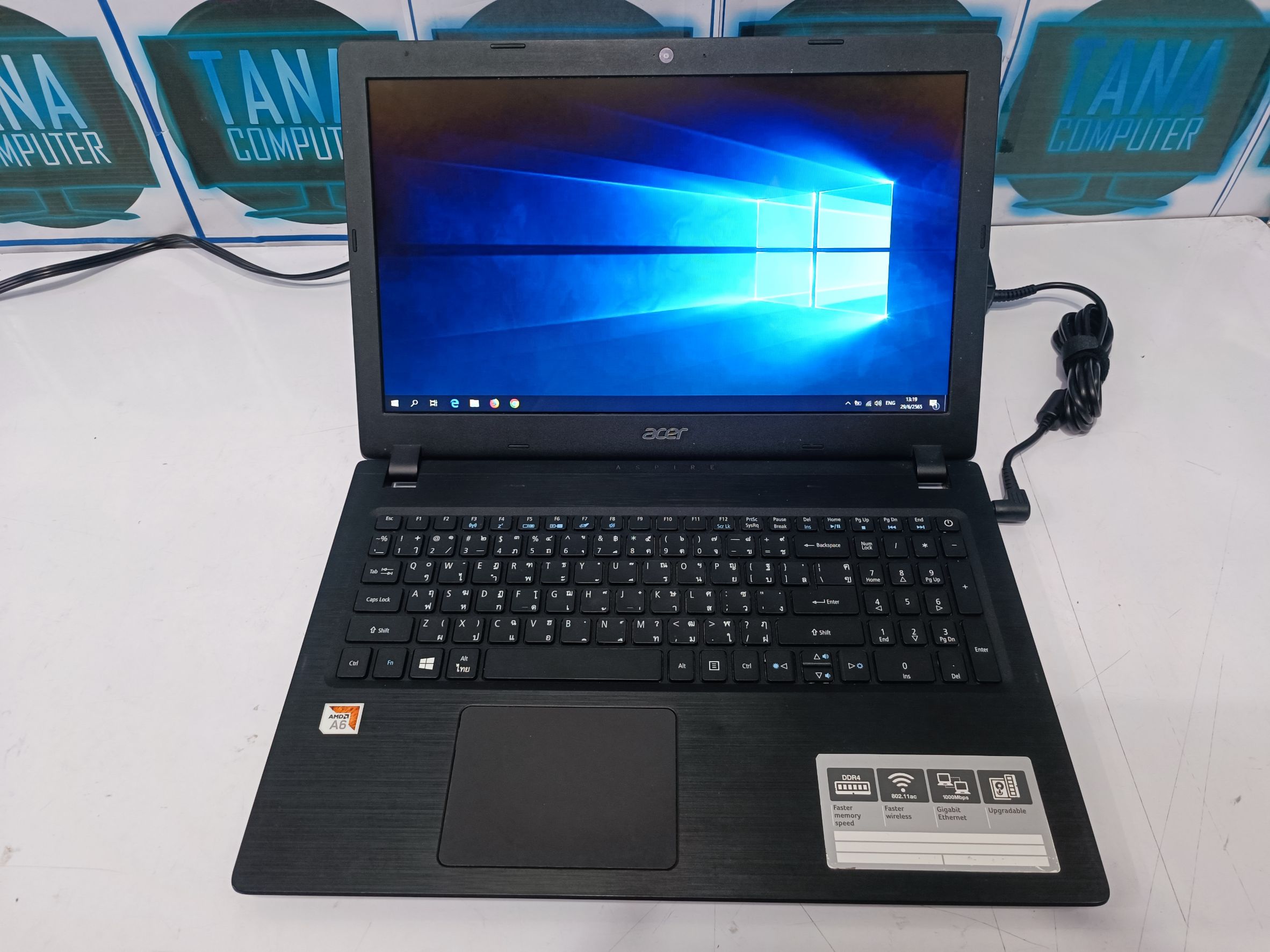 (4,900)Notebook ACER AMD A6-9220 Ram4GB HDD 1,000GB จอ 15.6 นิ้ว