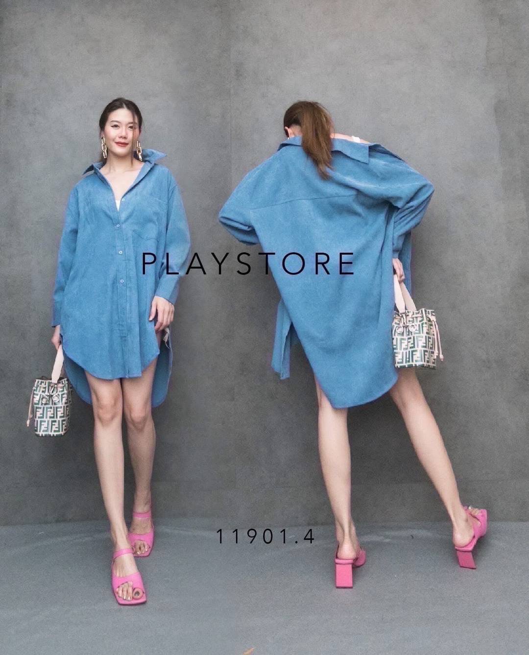 เดรสเชิ้ตผ้าลูกฟูก ทรงชิค มีกระเป๋าด้านหน้า1ข้าง ชายผ่าเว้าโค้งสวย แพทเทรินดี ใครใส่ก็ดูดี ใส่ได้บ่ ใส่สบาย : สินค้าคุณภาพ (พร้อมส่ง)