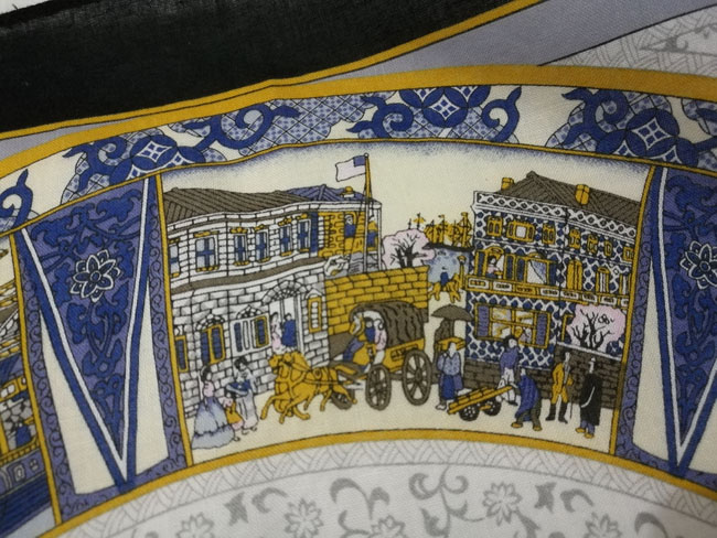 ผ้าเช็ดหน้าผืนใหญ่ ลายสวยค่ะ