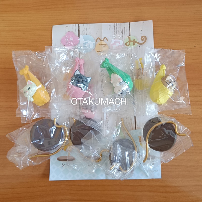 กาชาปองฟิกเกอร์น้องแมว Sakura Hanabusa's Cat Wrap