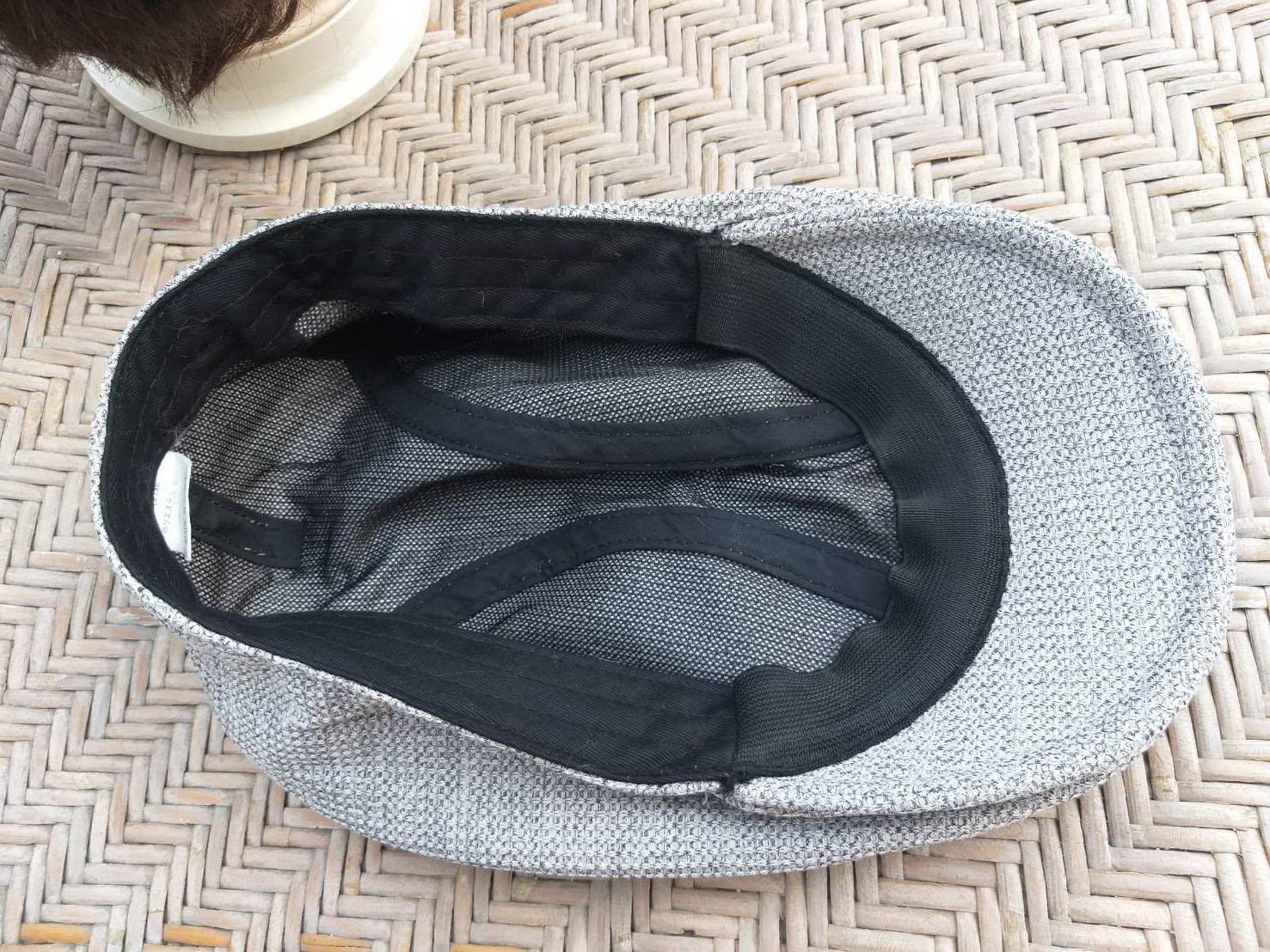 หมวกติงลี่ หมวก flat cap ผ้าทอสวยน่าใส่