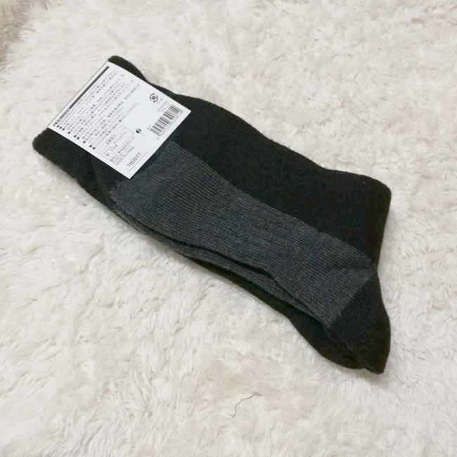 ถุงเท้าชาย หนานุ่มอุ่นมาก ติดลบได้