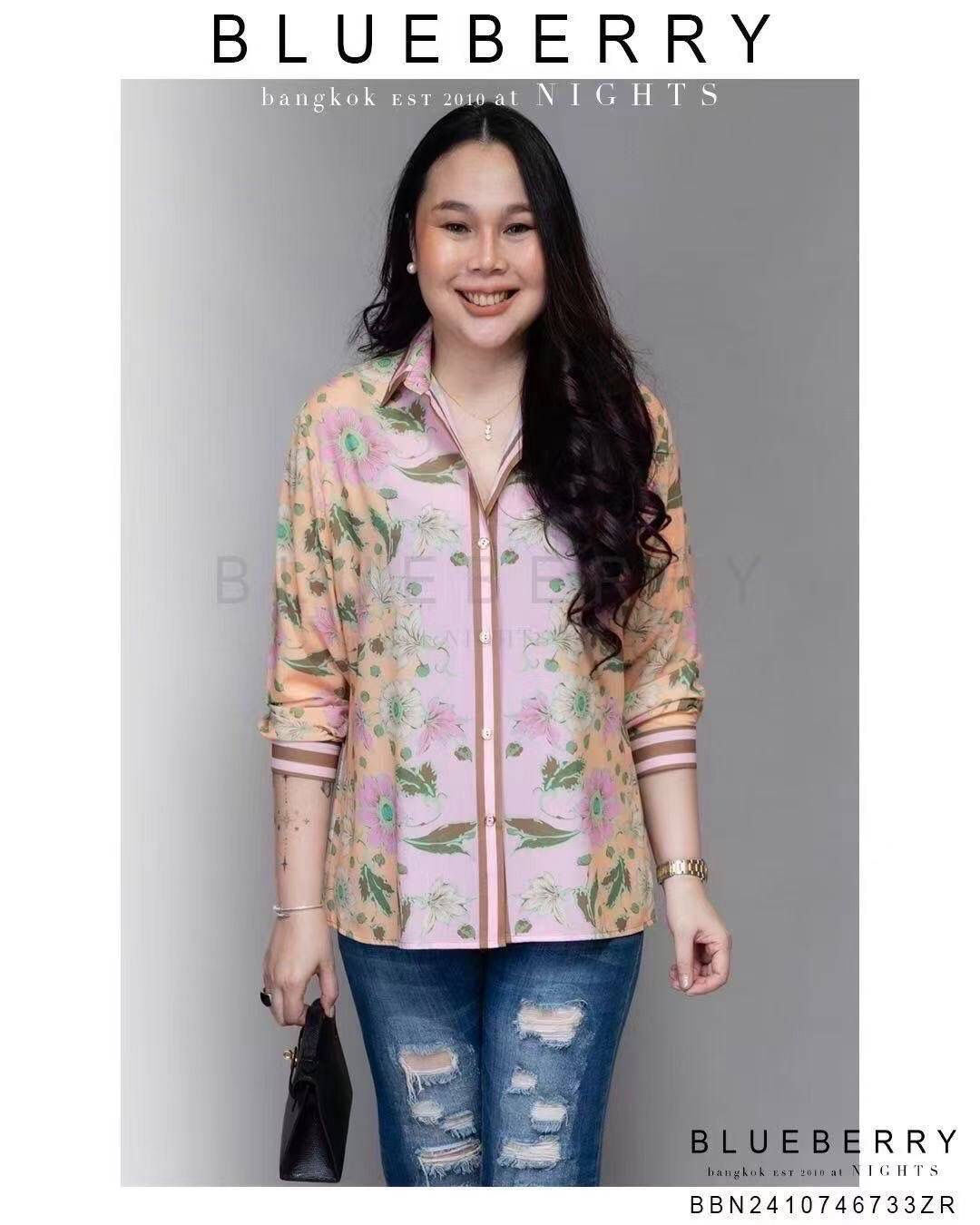 เสื้อเชิ้ต พรีเมียมทรงคลาสสิคตลอดกาลเชิ้ตแขนยาว พิมพ์ลายแบรนด์เนมไฮคลาส ใส่สบาย : สินค้าคุณภาพ (พร้อมส่ง)