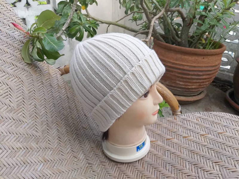 หมวกไหมพรม chocol raffine