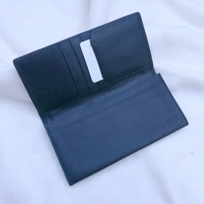 กระเป๋าใส่บัตร ธนบัตร LANCETTI หนังแท้ (ของใหม่)