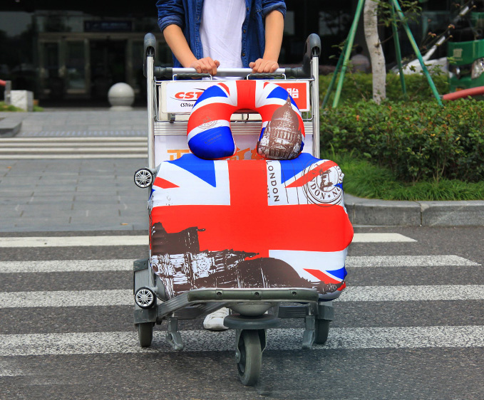 (ผ้ายืด พิมพ์ลาย ขนาด XL) ผ้าคลุมกระเป๋าเดินทาง ขนาด 29 - 32 นิ้ว มี 10 ลาย 10 แบบให้เลือก