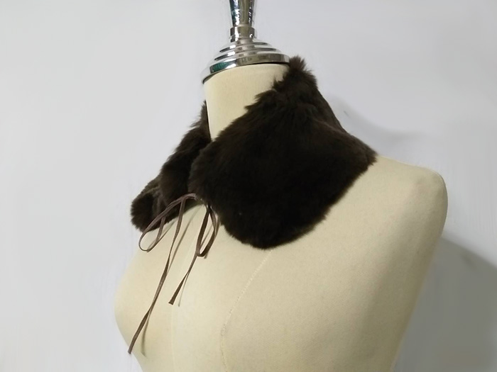 ผ้าพันคอ ปกเสื้อ Fur แท้ นุ่มมากกกก