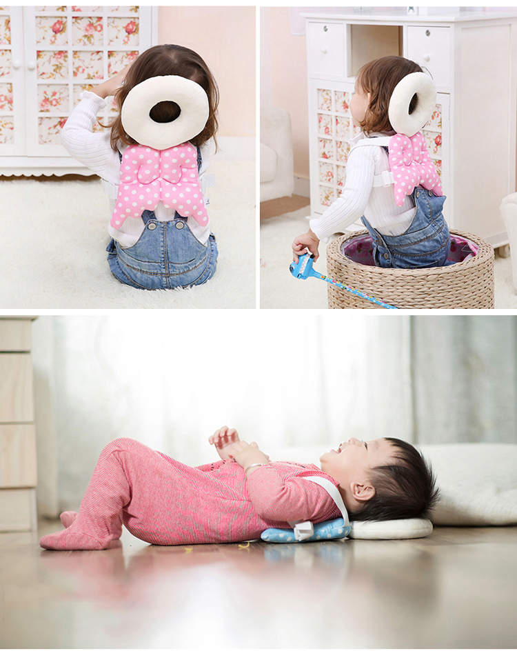 หมอนกันหงายหลัง หมอนกันกระแทก กันล้มเด็ก กันกระแทกหัวเด็ก มีสายคล้องแขน ป้องกันศีรษะและหลังลูกน้อย JJOVCE