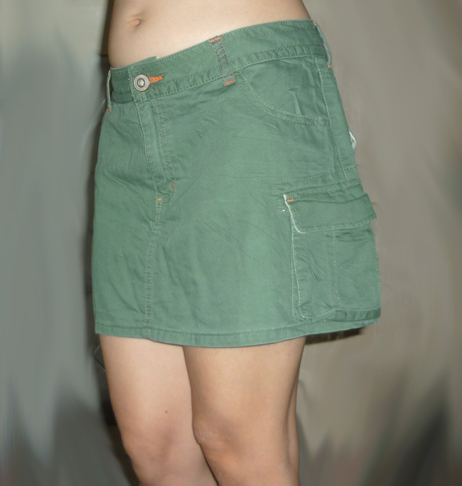 #1กระโปรงแนว adventure เป๋าข้าง 33-40-12.5