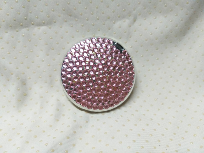 กระจกพับตั้งได้ กระจก 2 แบบ ติดคริสตัลสวยมาก (ของใหม่)