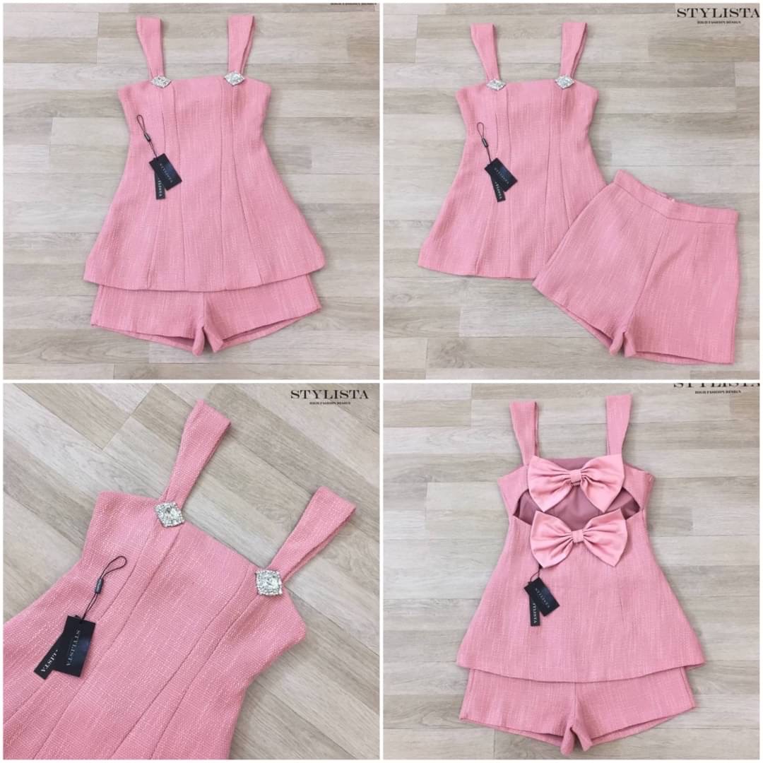 เซตเสื้อสายเดี่ยว มาพร้อมกางเกงขาสั้นเข้าชุด ใส่สวยดูดี ใส่ได้หลายโอกาส สินค้าคุณภาพ (พร้อมส่ง)