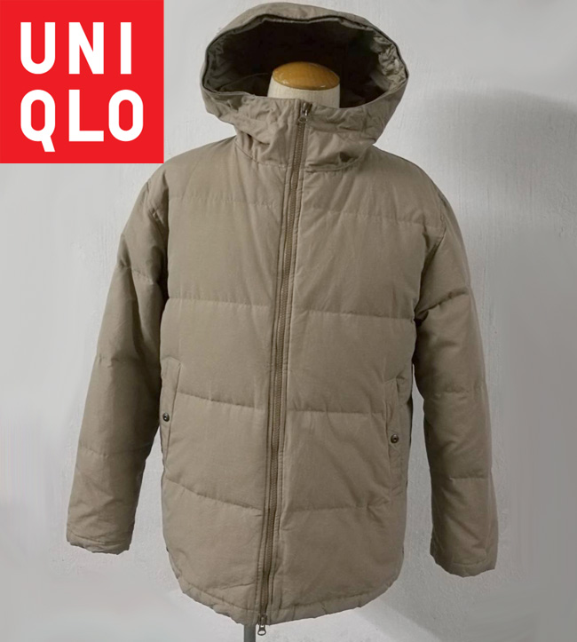 โค้ทขนเป็ดชาย Uniqlo SzM อุ่นติดลบ