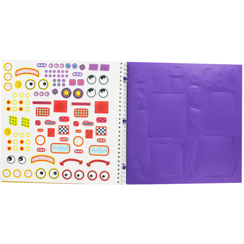 GALT : Robo Designer Book : Robo Crew หนังสือกิจกรรม สร้างหุ่นยนต์ แพคพร้อมอุปกรณ์ตกแต่ง