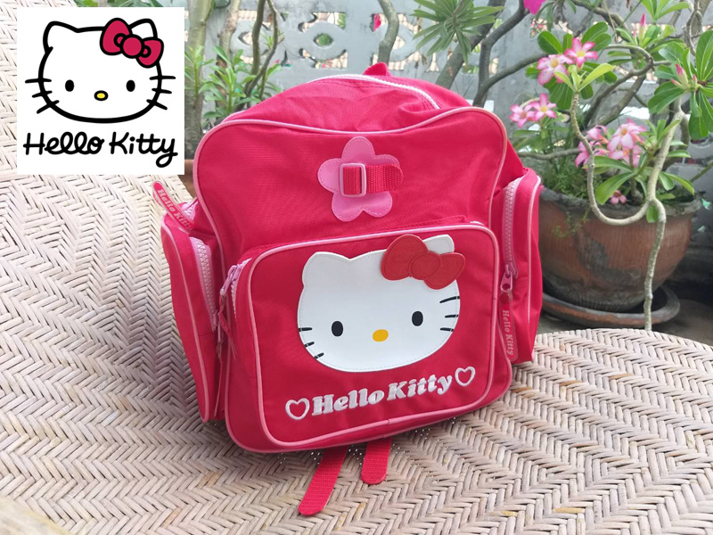 กระเป๋าเป้เด็ก Hello Kitty ลิขสิทธิ์แท้ (ของใหม่)