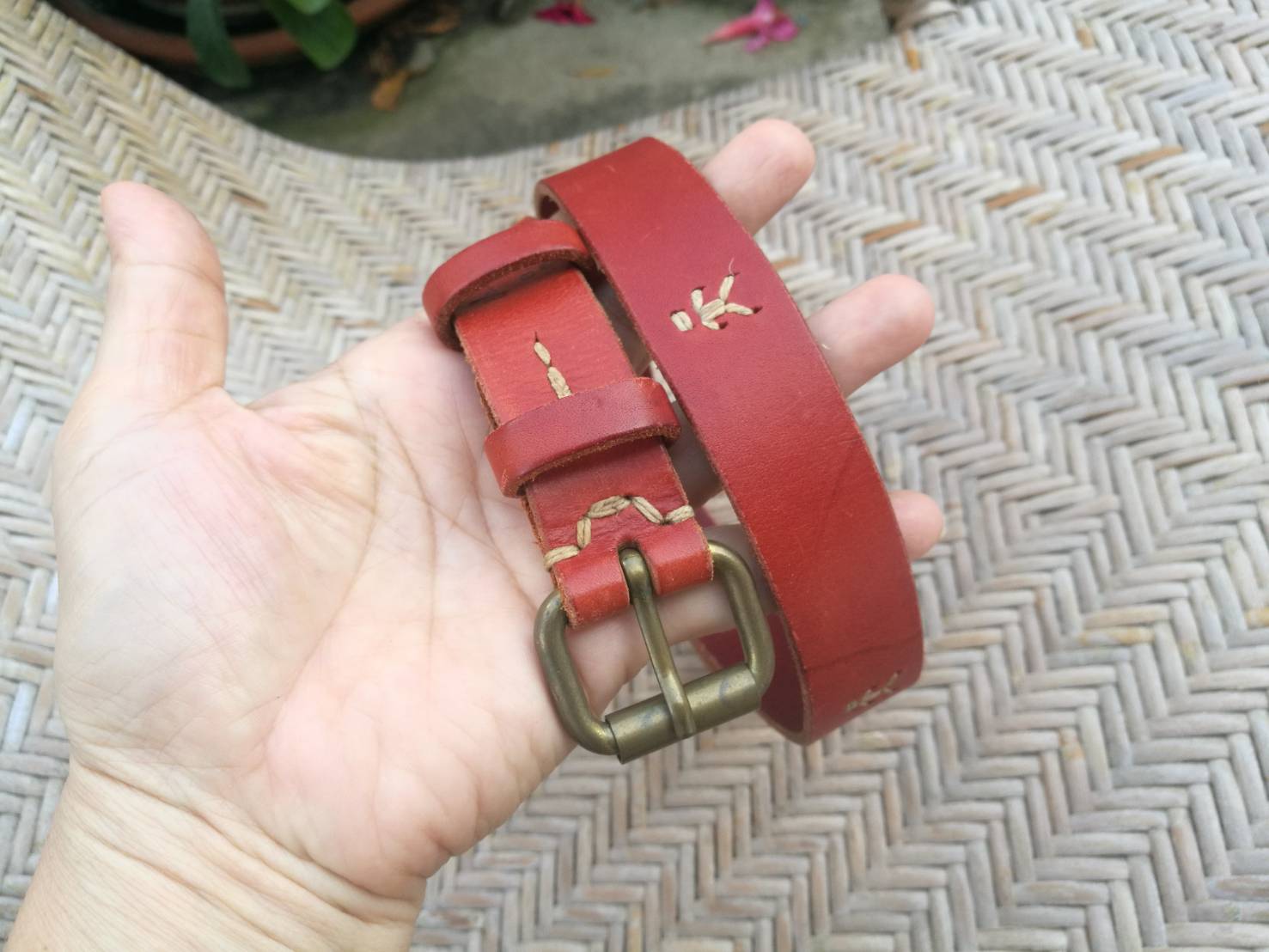 เข็มขัดเด็ก หนังแท้ Made in ITALY