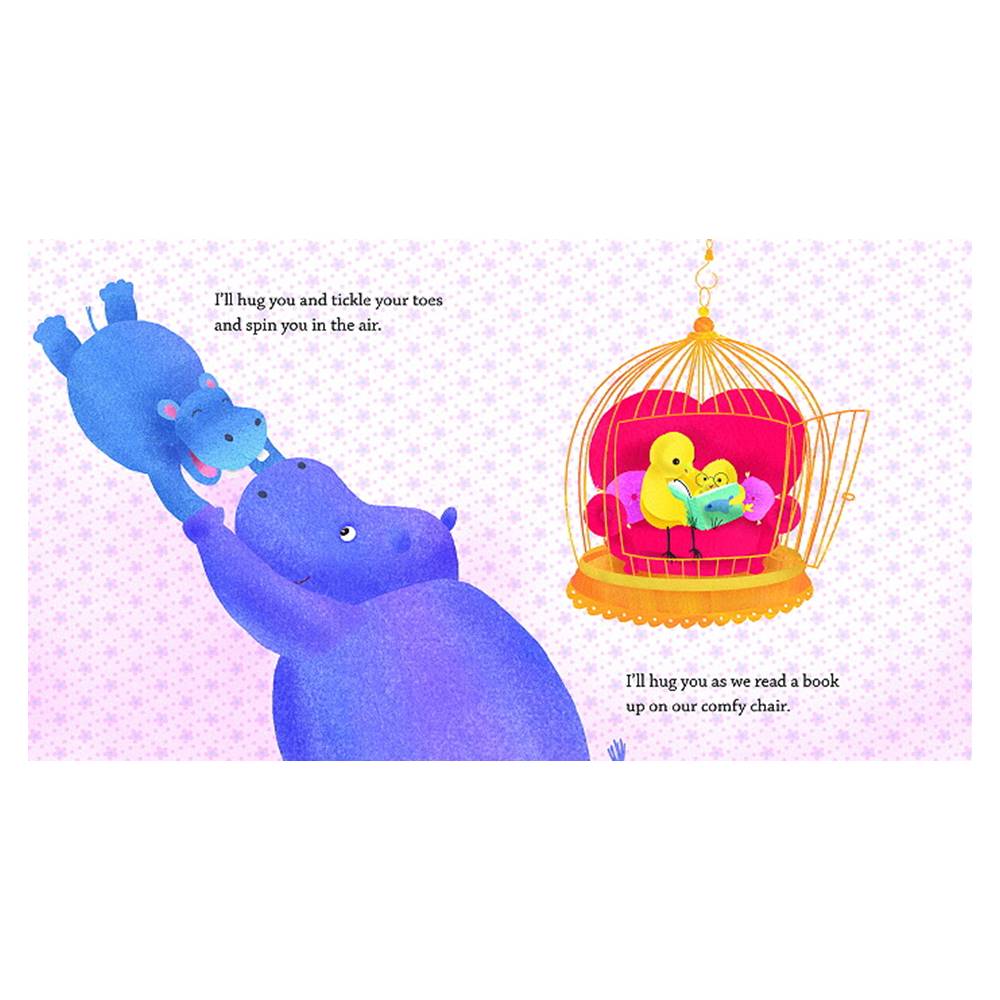 I'll Hug You More : Flip-sided Board Book by Laura Duksta : The New York Times Bestseller บอร์ดบุ๊คส์แนวอบอุ่น อ่านได้สองด้าน