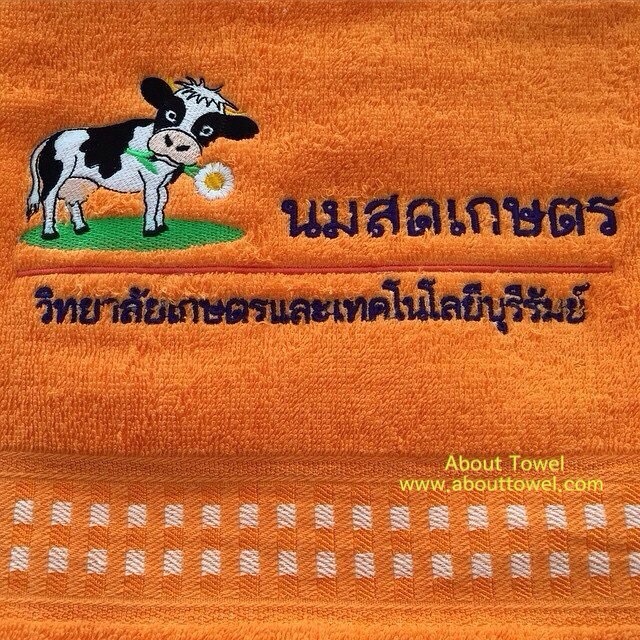 กด “สั่งซื้อ” เพื่อดูรูปสินค้าเพิ่มเติม ตัวอย่างผ้าขนหนูปักโลโก้ อัลบั้ม 6