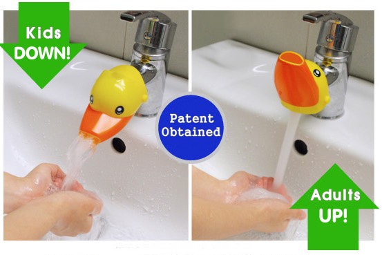 ตัวต่อก๊อกน้ำ ที่ต่อก๊อกน้ำ ที่ต่อก็อกน้ำ ตัวต่อก้อกน้ำ ก๊อกน้ำเด็ก ขยายระยะน้ำล้างมือ ให้เด็กใช้อ่างล้างมือได้สะดวก ไม่ต้องเอื้อม