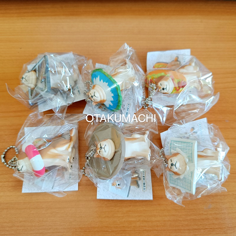 กาชาปองฟิกเกอร์น้องหมา Sandwiched Dog 3 Mascot Ball Chain