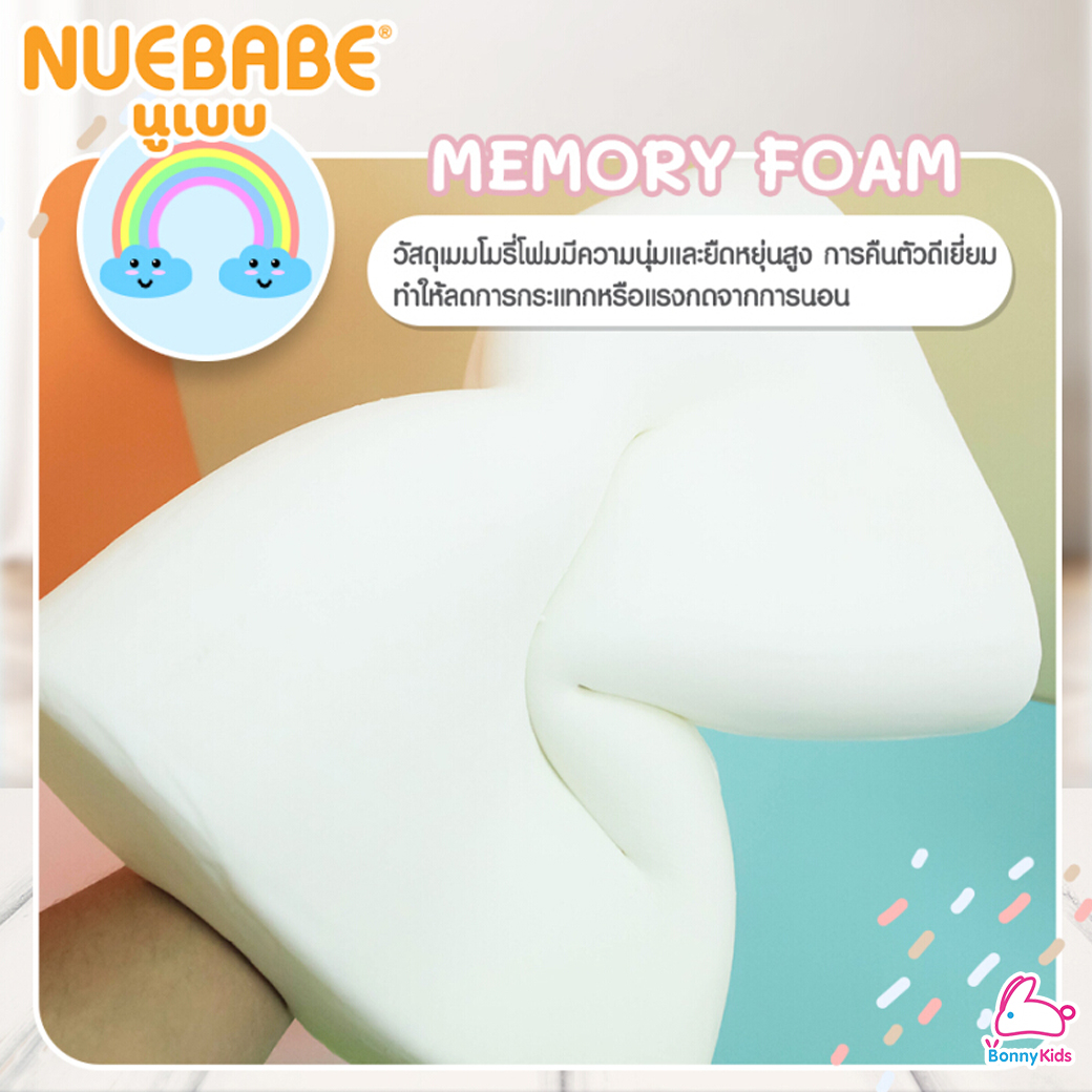Nuebabe (นูเบบ) หมอนเมมโมรี่โฟม