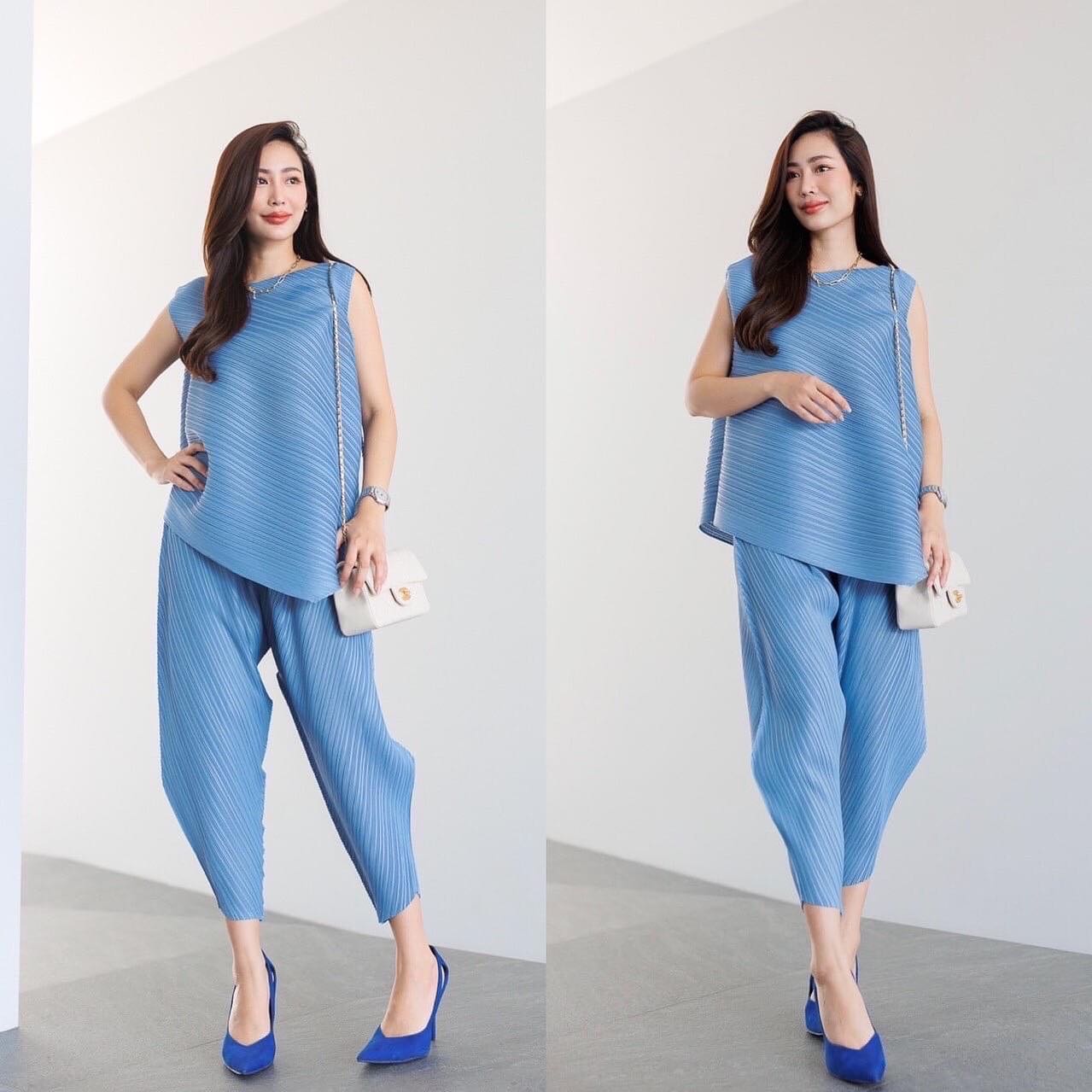 ชุดเซตผ้าอัดพลีท AA Premium แบบเดียวกับงานแบรนด์ สวยเรียบหรู ✨✨ คลาสสิค สินค้าคุณภาพ (พร้อมส่ง)