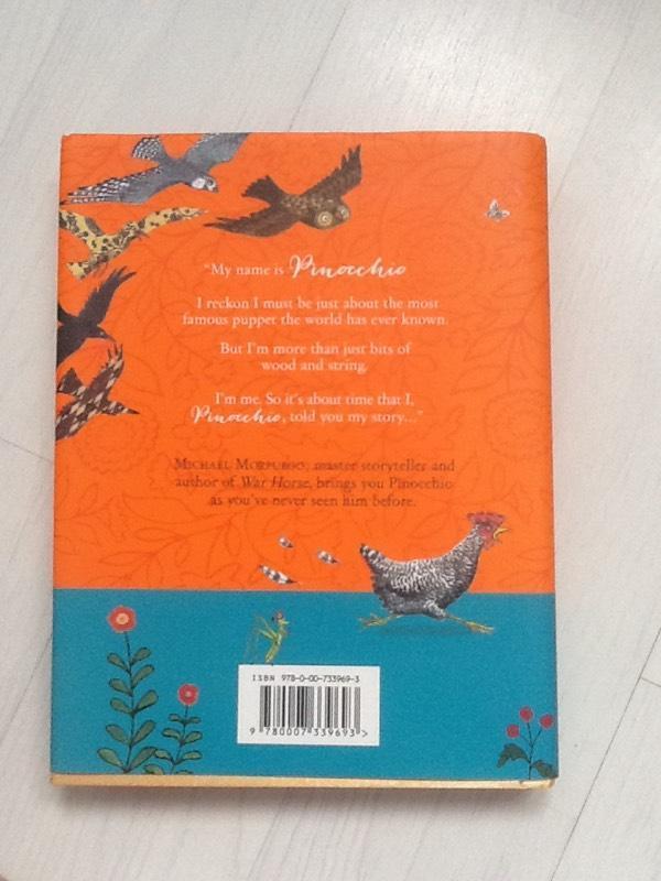 Michael Morpurgo : Pinocchio : หนังสือปกแข็ง โดยนักเขียนชื่อดัง ไมเคิล มอร์เพอร์โก