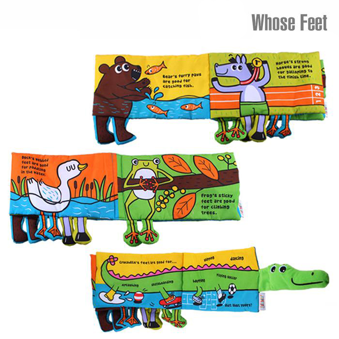 หนังสือผ้า Whose Feet? - Hey...those aren't my feet!