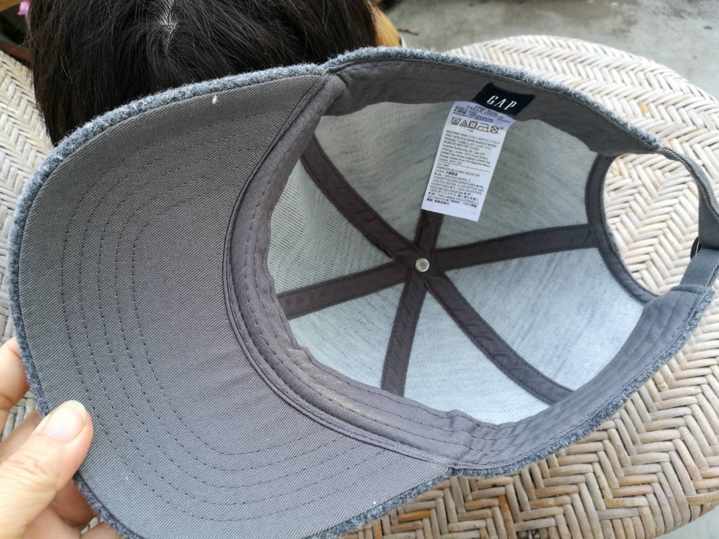 หมวกแก๊ป GAP ผ้าสักหลาด สวยมาก