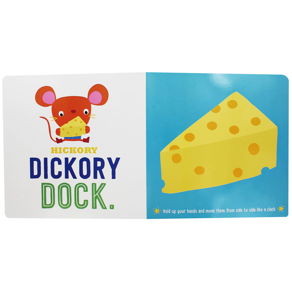 Baby Board Book : Hickory Dickory Dock บอร์ดบุ๊คส์ ฮิกเคอรี่ดอค ติ๊กต๊อก