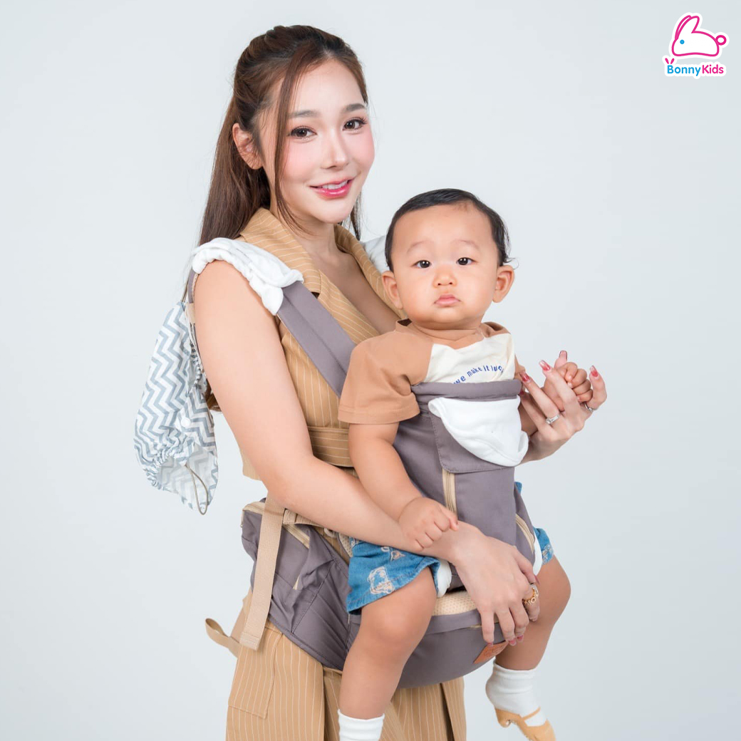 Three Bear (ทรีแบร์) Baby Carrier เป้อุ้มเด็ก รุ่น Fluffy