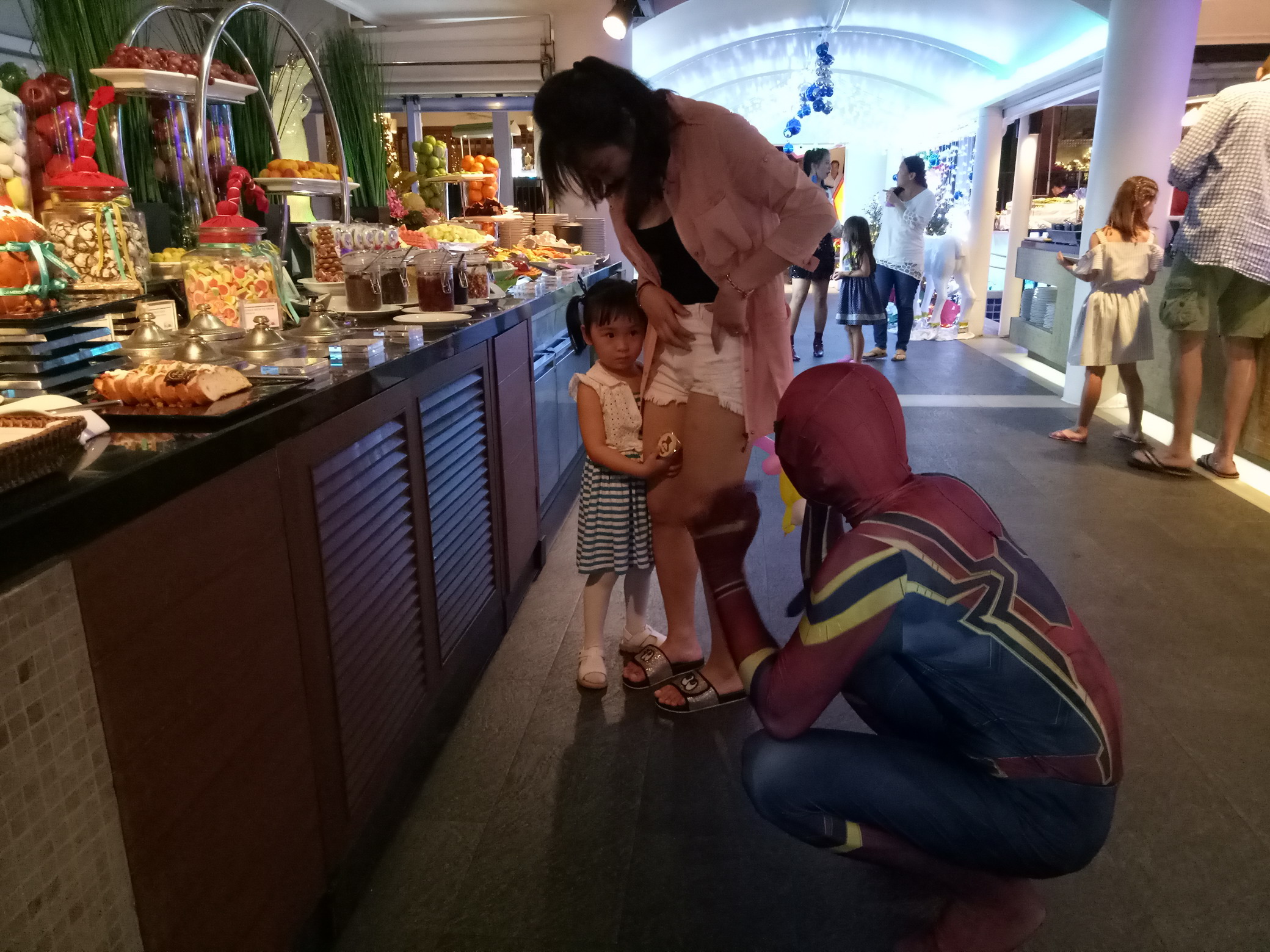 คอสเพลย์ การแสดง โชว์ Show Event อีเว้นท์ งานเลี้ยงสังสรรค์ งานวันเกิด Spider Man Merry Christmas Days 25/12/2560