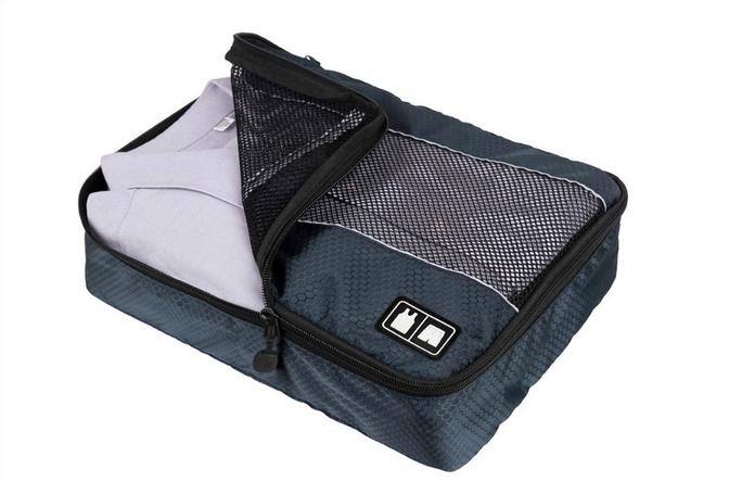 Bagsmart กระเป๋าจัดระเบียบเดินทาง 3 ใบต่อชุด ใส่เสื้อ, กางเกง, กระโปรง, ผ้าขนหนู (Bagsmart Packing Cubes 3-Pcs Travel Organizer)