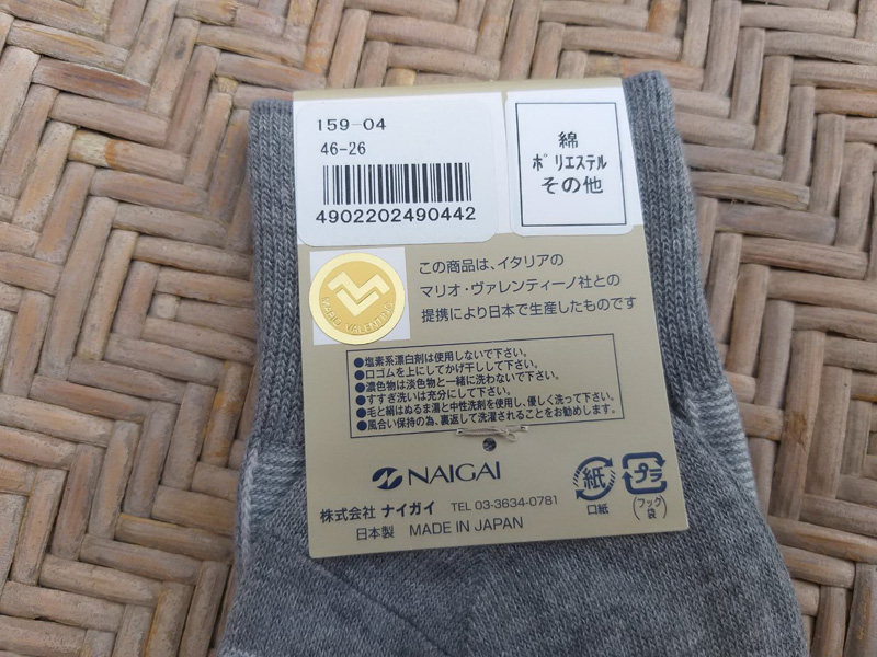 ถุงเท้า MARIO VALENTINO Made in JAPAN