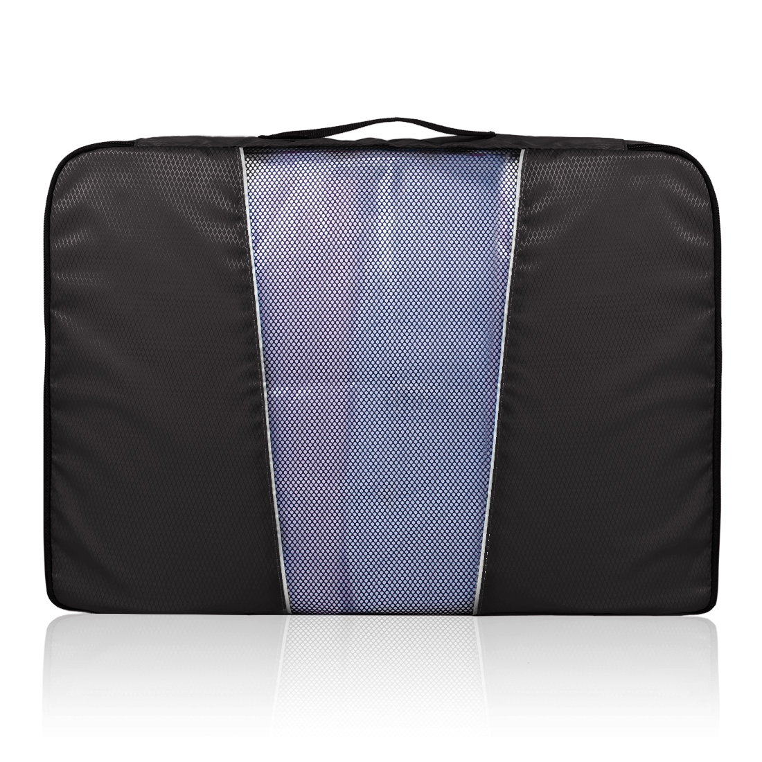 Bagsmart กระเป๋าจัดระเบียบเดินทาง 4 ใบ กันน้ำ พกพาสะดวก ใส่เสื้อผ้า, อุปกรณ์ไอที, อุปกรณ์น้ำ และรองเท้า (Black)