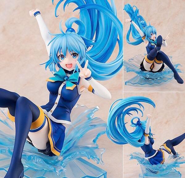 พร้อมส่ง KonoSuba Aqua Sneaker Bunko 30th Anniversary Ver. 1/7 Complete Figure