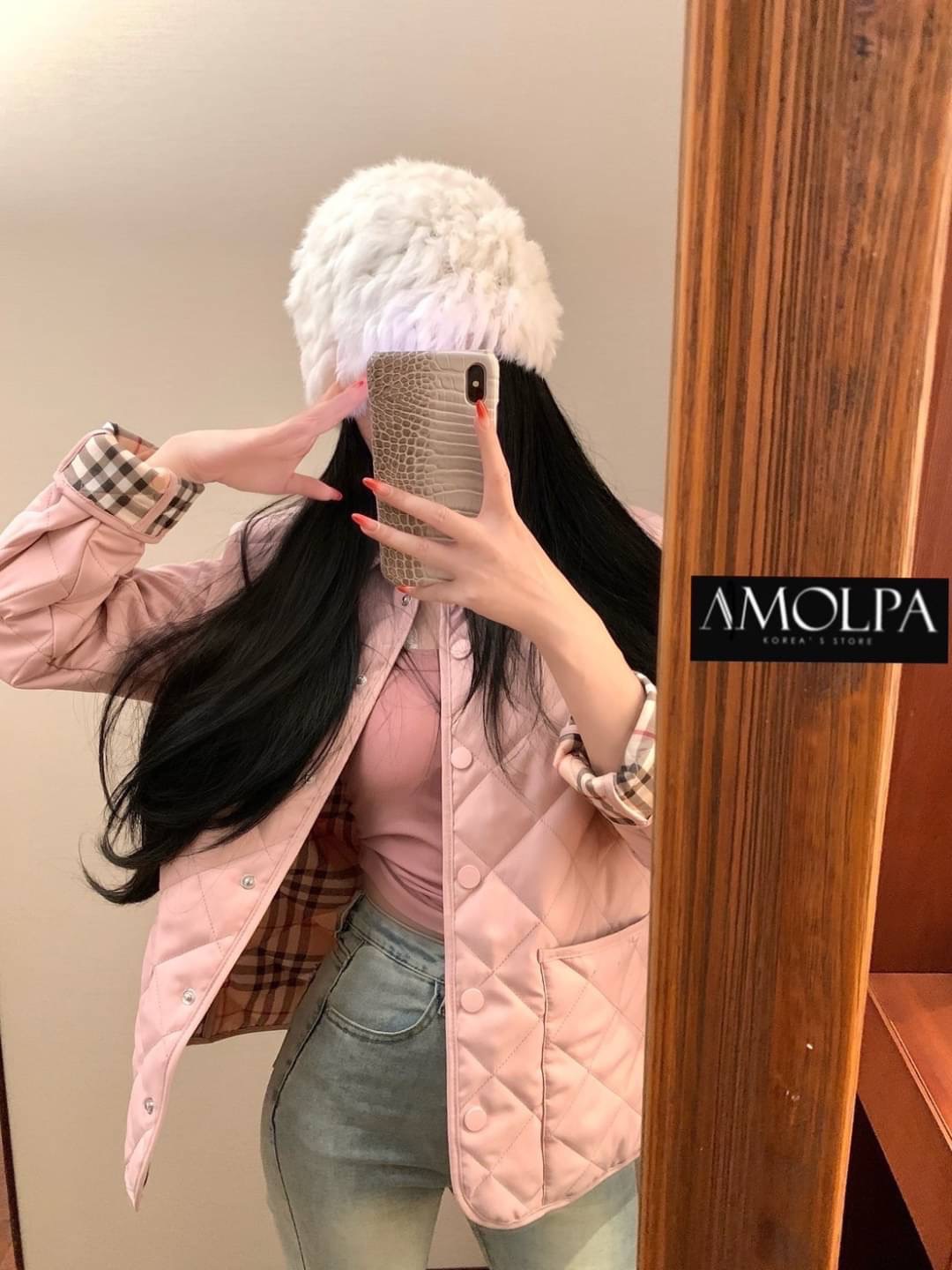 JACKET BB งาน 1:1 งานผ้าอย่างดี หนานุ่ม เหมือนช๊อปเด๊ะ งานสวยยยเป๊ะม๊าก ไม่ผิดหวังแน่นอน งานพรีเมียมมม 👆ใส่ได้ทั้ง ช ญ น๊า ใส่สบาย : สินค้าคุณภาพ (พร้อมส่ง)