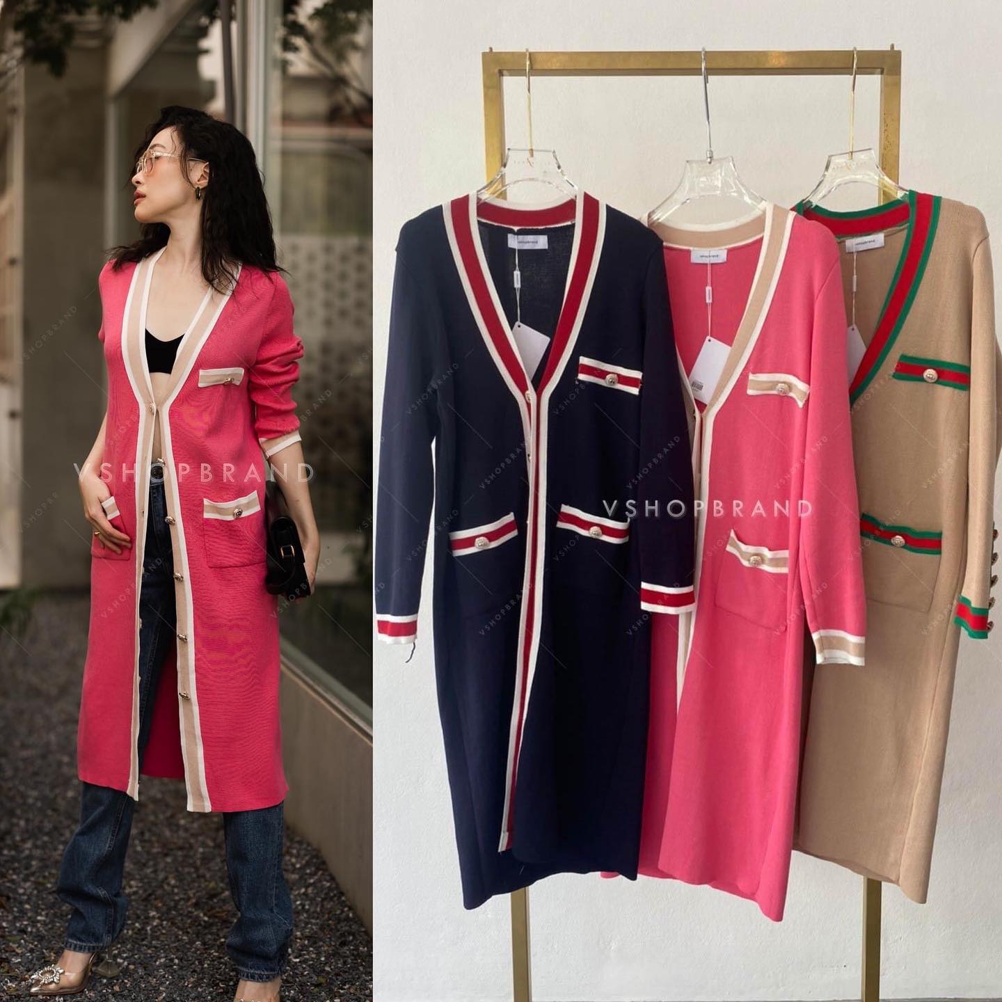 เดรสไหมพรมกระดุมหน้า กระเป๋าหน้า แต่งขลิบขอบสีสัน ใส่ติดกระดุมเป็นเดรสก็เก๋ ใส่คลุมเท่ๆก็เริ่ด งานสวย '. สินค้าคุณภาพ (พร้อมส่ง) .