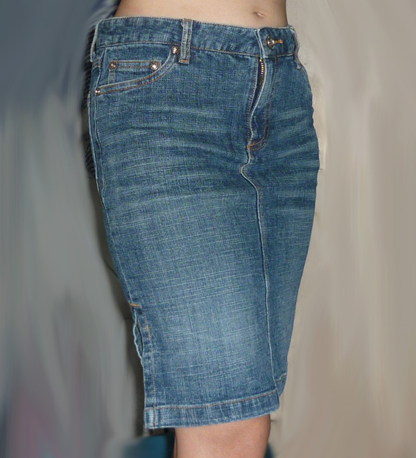 #2กระโปรงยีนส์เรียบหรู ยีนส์ห้าง 29.5-32-18