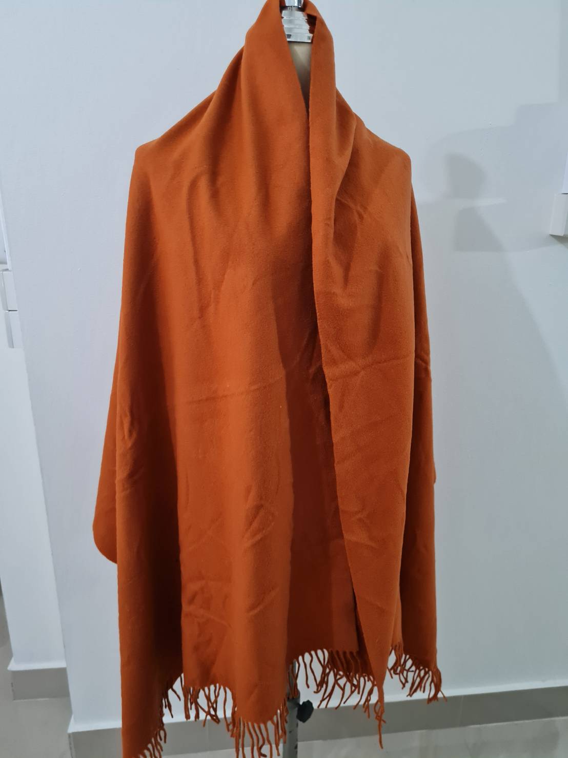 ผ้าคลุมไหล่ผืนใหญ่ 100% Wool (มือ1)