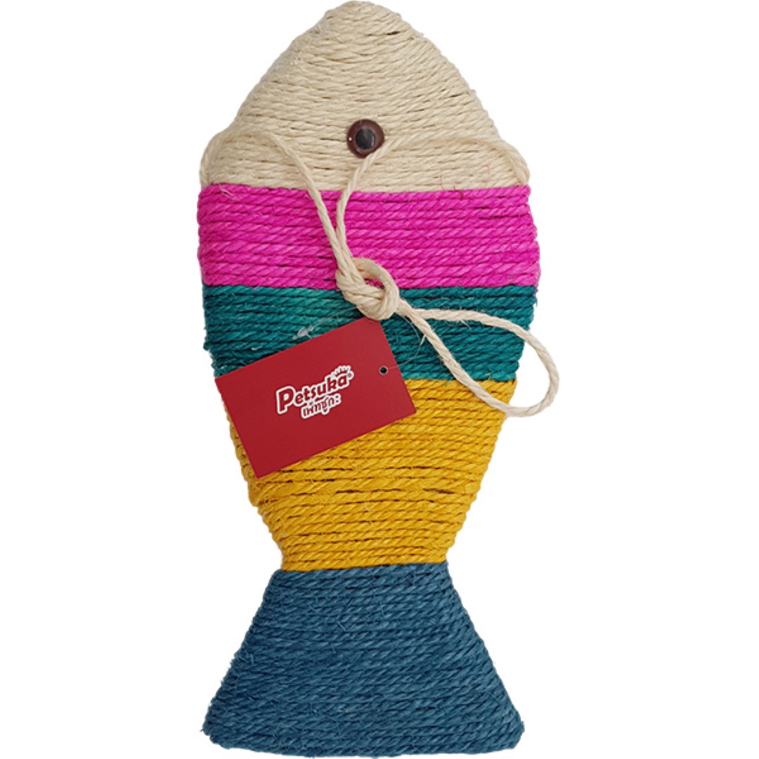 ที่ลับเล็บแมว Petsuka รูปปลา หลากสีสัน