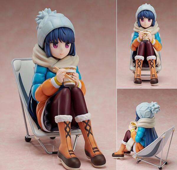 พร้อมส่ง Yuru Camp Rin Shima 1/8 Premium Noodle Stopper Figure