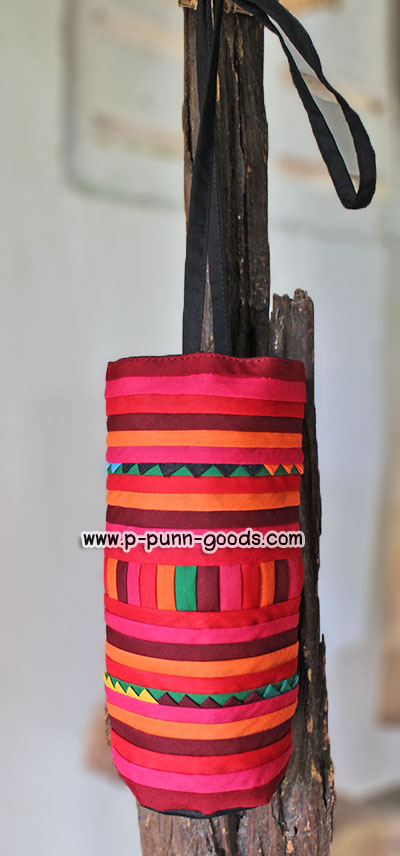 กระเป๋าใส่ขวดน้ำ ผ้าลีซู