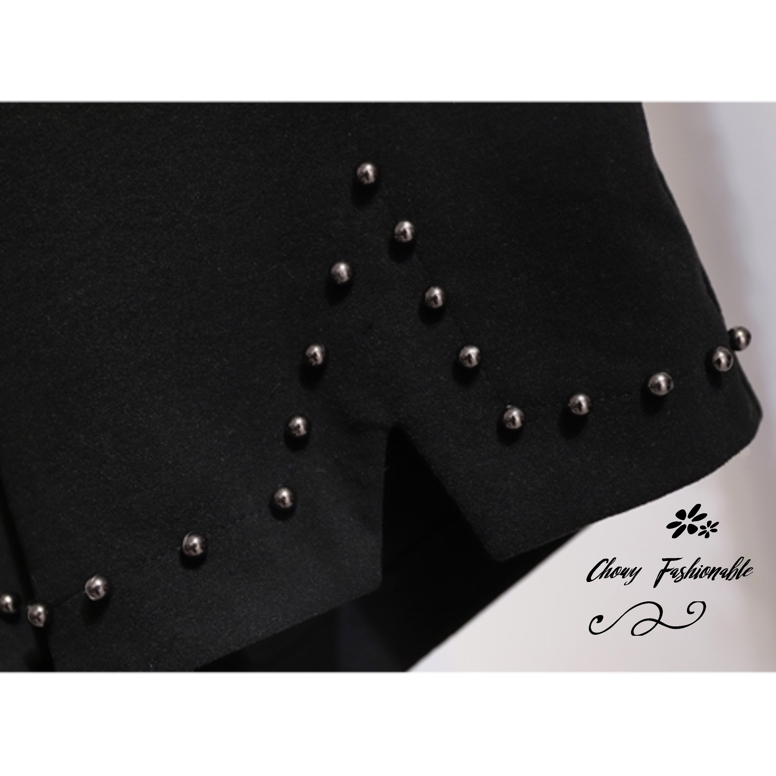 กางเกงไซส์ใหญ่ 5XL เอว 38-50 นิ้ว ขาสั้นไซส์ใหญ่ กางเกงสาวอวบ มียางยืดข้างหลัง FF0246BL