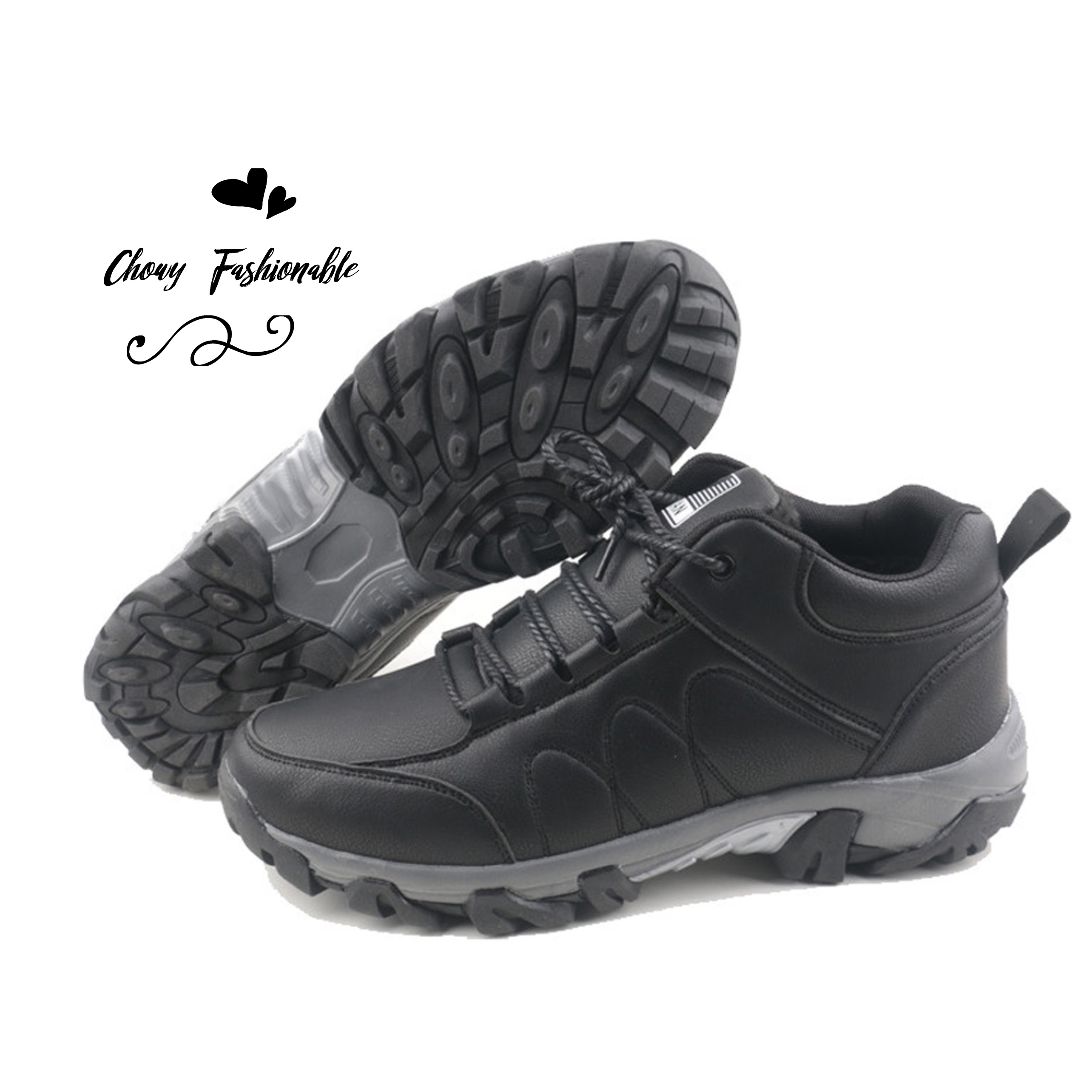 รองเท้าเซฟตี้ไซส์ใหญ่ 51 52 53 54 Safety Shoes หัวเหล็ก รองเท้านิรภัย KR1202