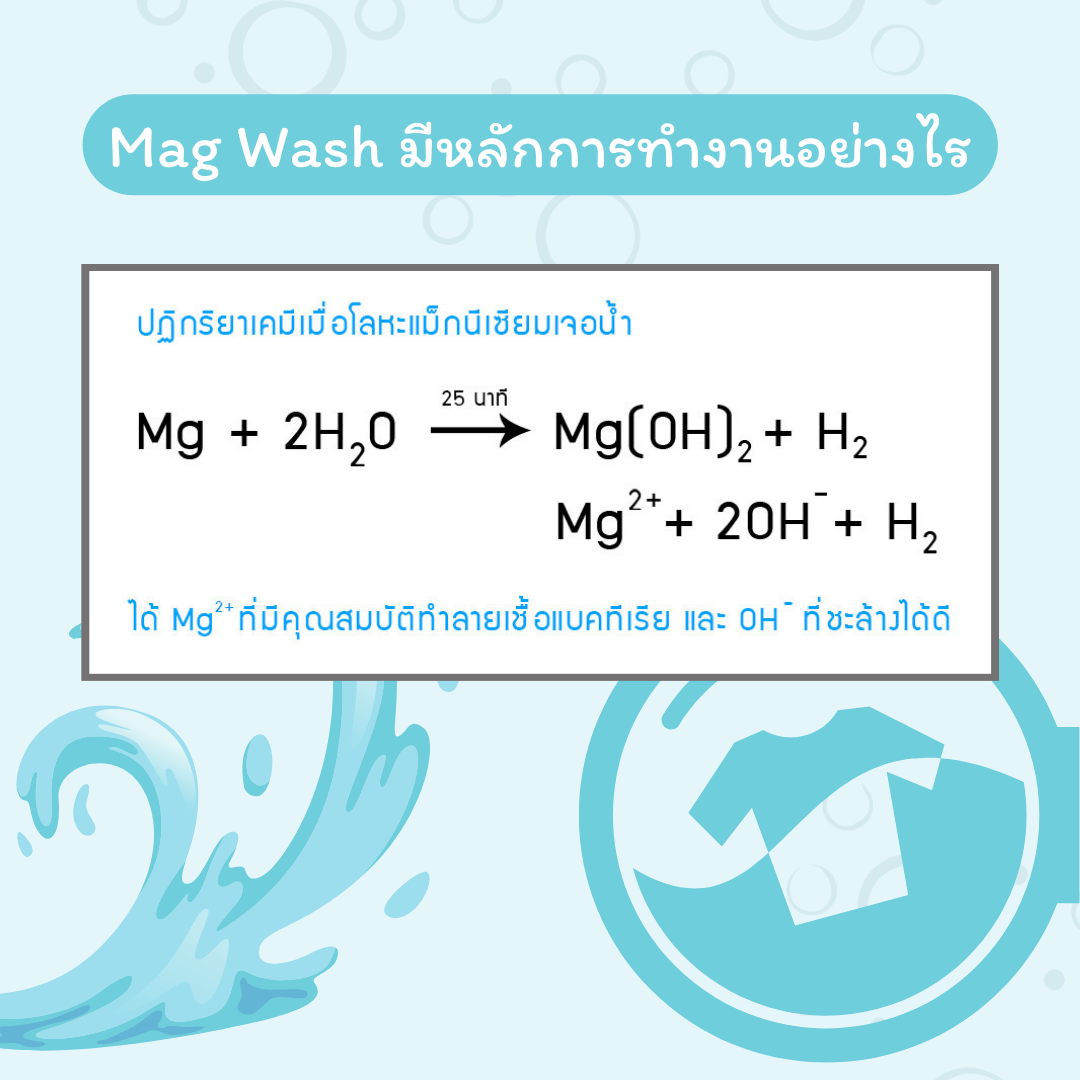 Mag Wash ซักผ้าแบบออร์แกนิค 🌿ทดแทนการใช้ผงซักฟอก 🧺✨