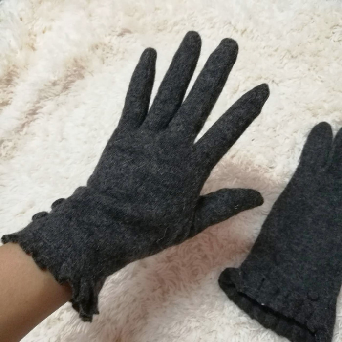 ถุงมือผ้าขนสัตว์ น่ารักค่ะ ไซด์ S
