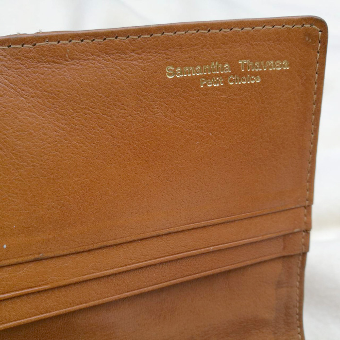 กระเป๋าสตางค์ Samantha Thavasa หนังแท้ ช่องเยอะมากกกกก