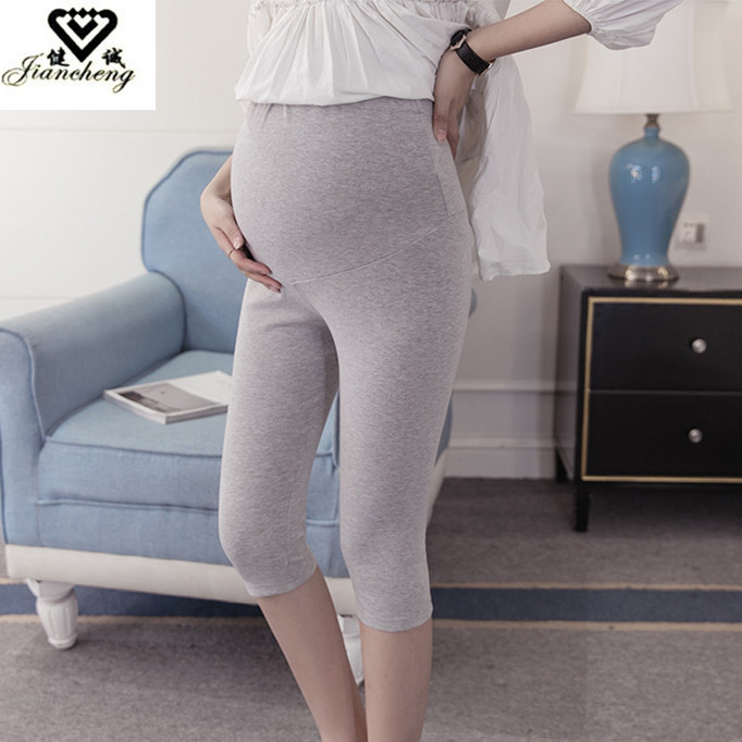 กางเกงเลคกิ้งคนท้อง กางเกงคนท้อง ขาสามส่วน เนื้อผ้านิ่มเด้ง ใส่สบาย